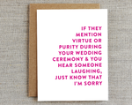 Card, Wedding | Purity, Rhubarb Paper Co.  - Common People Shop