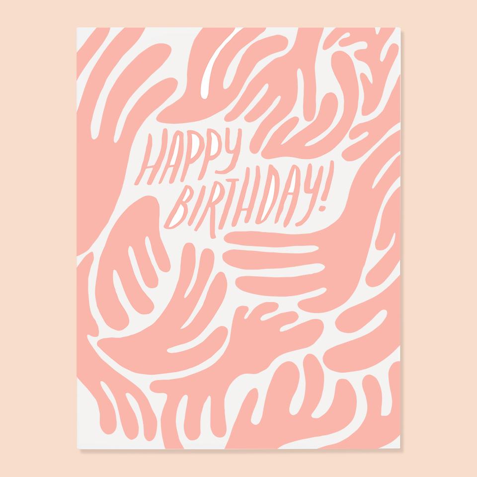 Birthday Card | Pink Blob