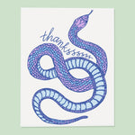 Thank You Card | Snake