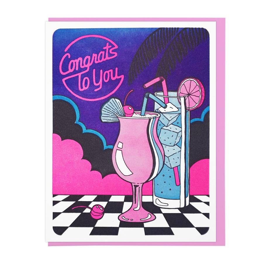 Congratulations Card | Congrats To You Cocktails