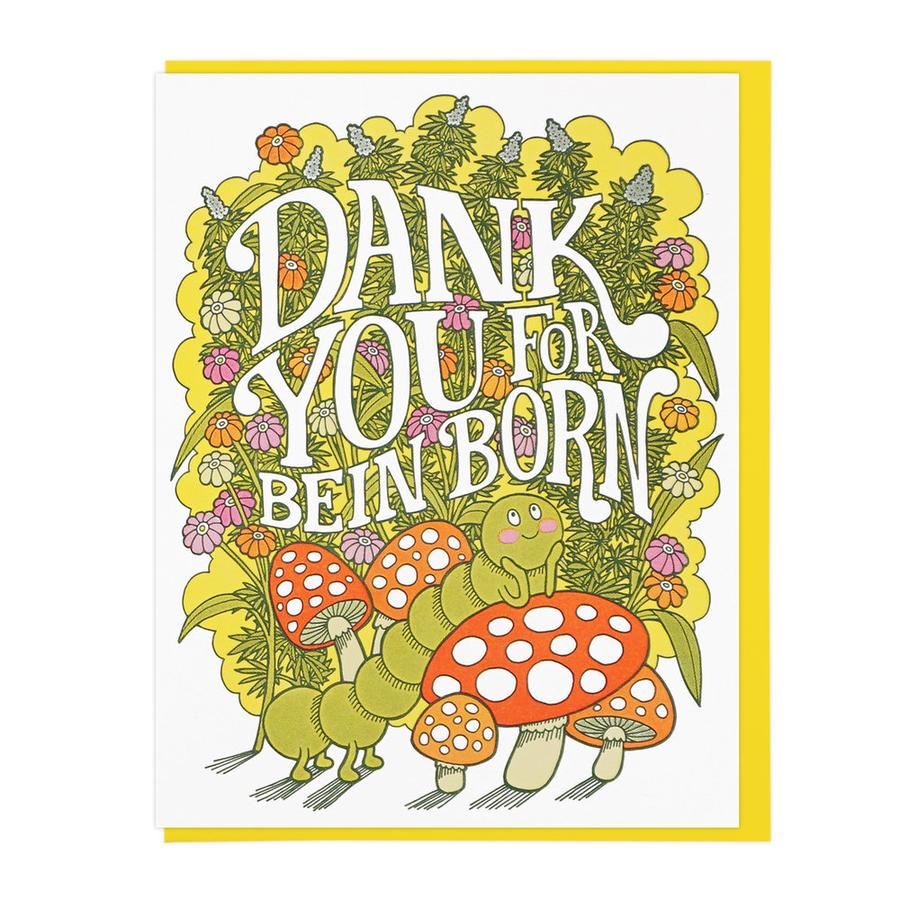 Birthday Card | Dank You For Being Born