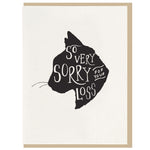 Card, Cat Card | Sorry for your loss, Dahlia Press  - Common People Shop
