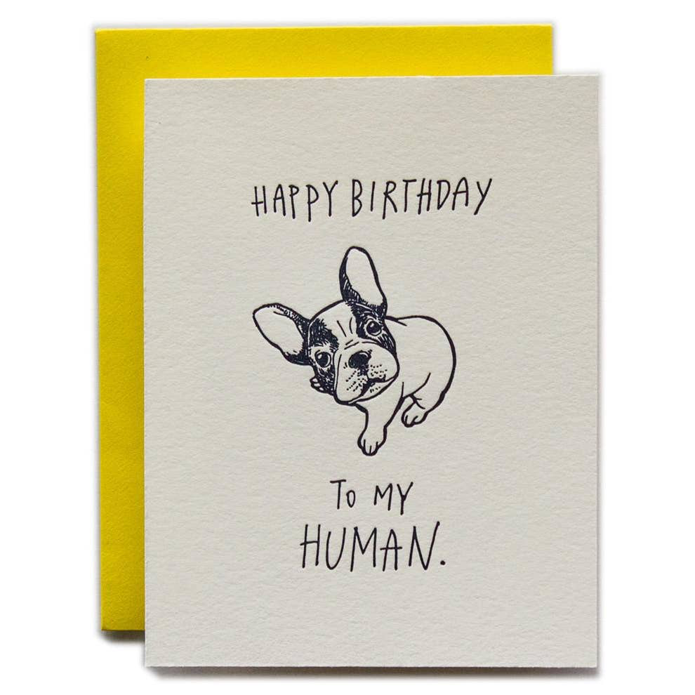 Birthday Card | Human from Dog
