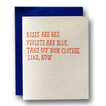 Love Card | Take off your clothes